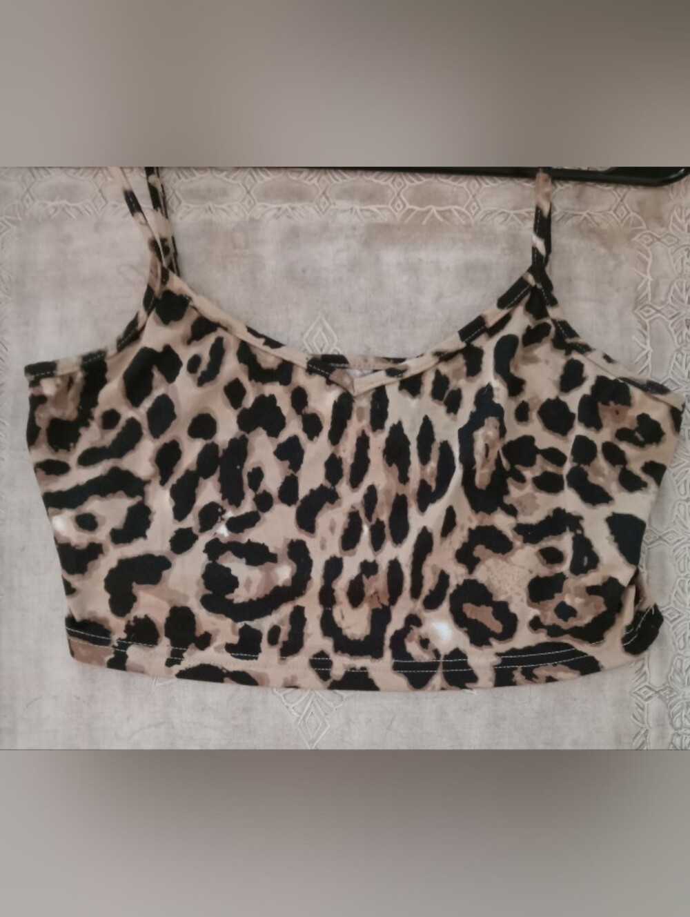 SHEIN Leopard Print Crop Top